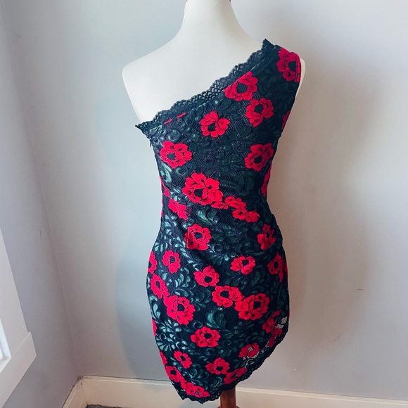 Lovers & Friends Jennings Dress Rose Print NWT RARE - Picture 4 of 5